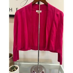 Y2K Pink Cropped Cardigan